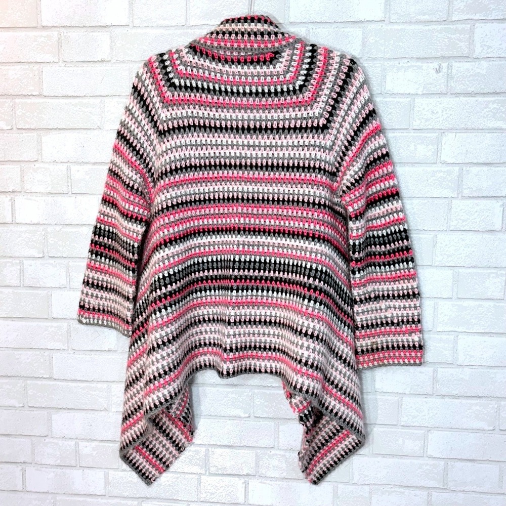 Handmade Crochet Cape Cardigan Medium Indie Boho Hippie Festival Folk Cottage - Picture 5 of 11